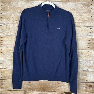 VINEYARD VINES QUARTER ZIP SOFT PREPPY KNIT CASUAL PREMIUM SWEATER BOYS XL (18)
